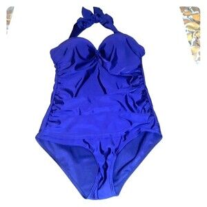 *NWOT* 1 pc bathing suit in blue sz S